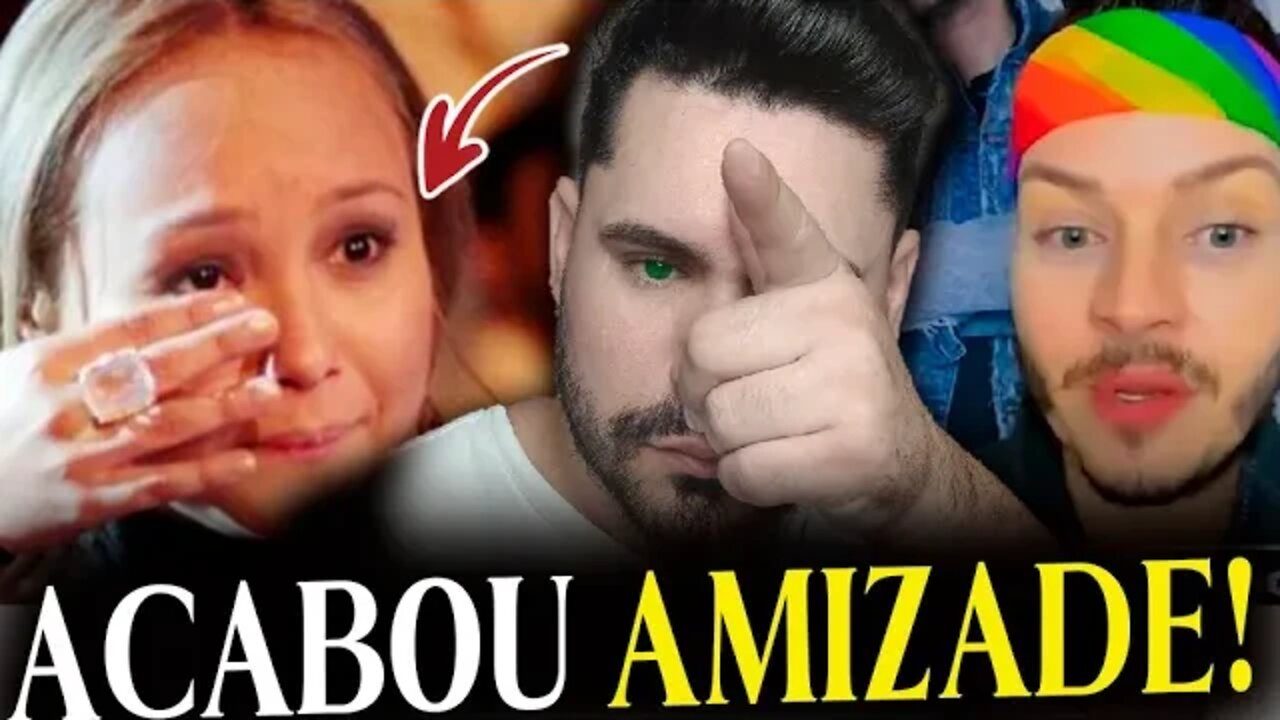 Amigo g@y de Bruna Karla grava vídeo emocionado: "você me machucou ao dizer que eu não vou pro céu"