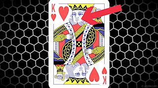 Did you know that the king of hearts is the only king without a…