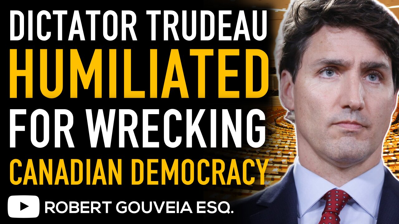 TRUDEAU HUMILIATED at EU Parliament by THREE Anti-DICTATOR MEPs