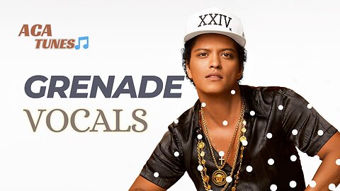 Music Vocal Bruno Mars - Grenade (Vocals Only)