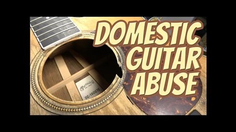 Battered Martin Acoustic Speaks #HerTruth