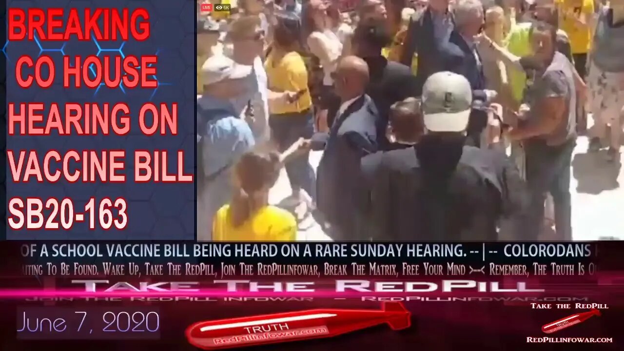 BREAKING: CO HOUSE HEARING ON VACCINE BILL SB20-163