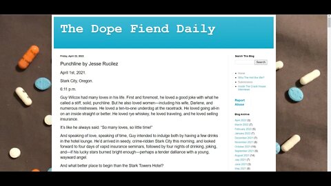 "Punchline" Has Been Published @ The Dope Fiend Daily!