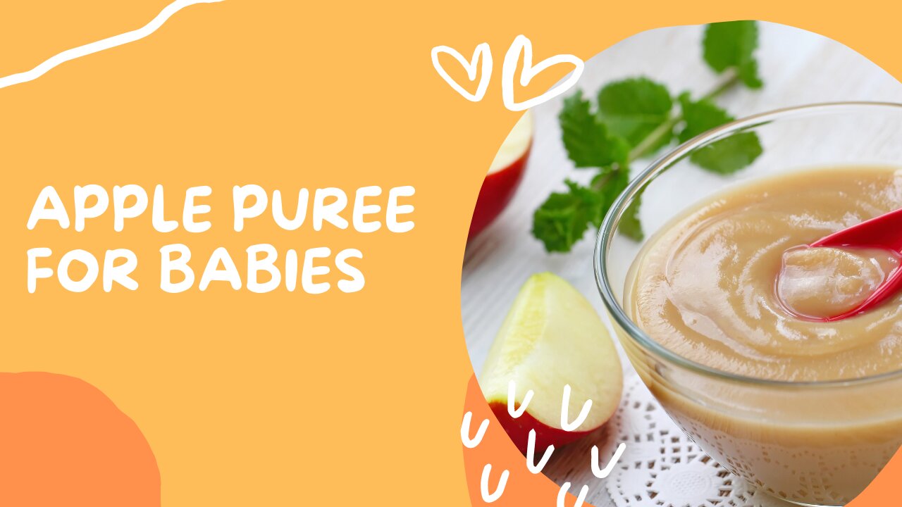 Apple Puree For Babies | Perfect For Babies 4 Months + | Baby Food Ideas