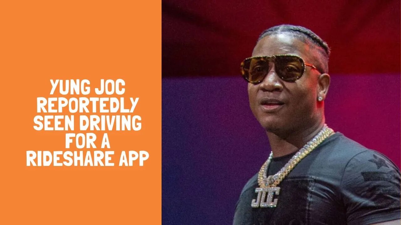Yung Joc Reportedly Seen Driving For A Rideshare App
