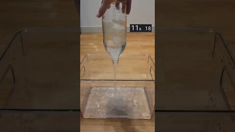 The fastest way to empty a bottle! #science #experiment #partytrick