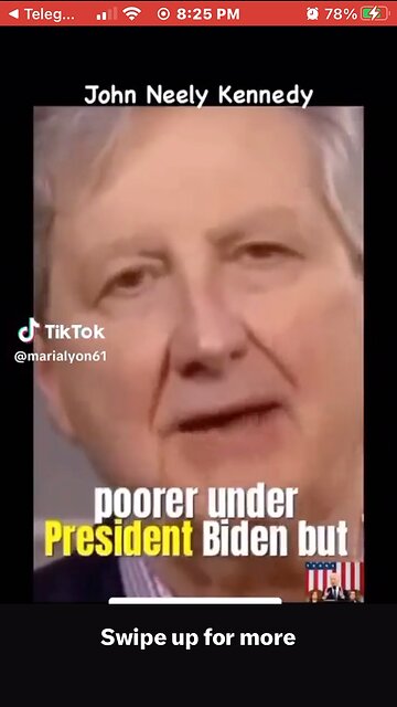 Senator Kennedy dropping truth bombs about resident Biden