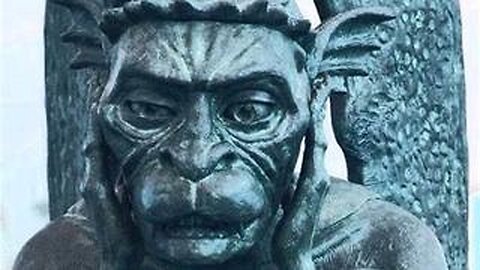 Denver Airport Installs a Talking Gargoyle That Says "Welcome to the Illuminati Headquarters"