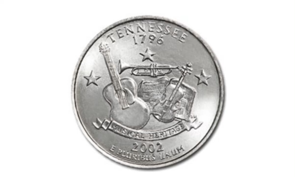 Tennessee Quarter Coin Ring