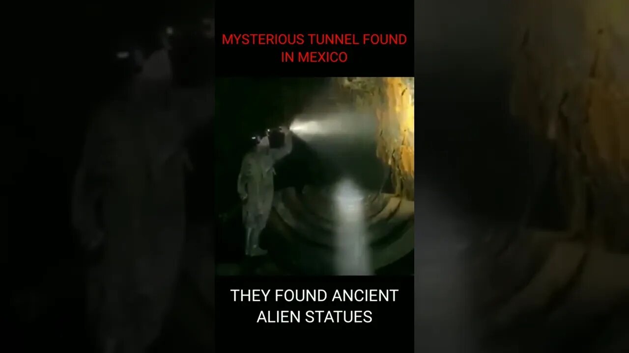Mysterious TUNNEL found
