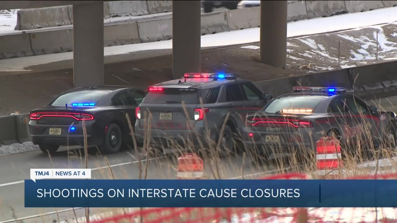 Shootings on interstate cause closures