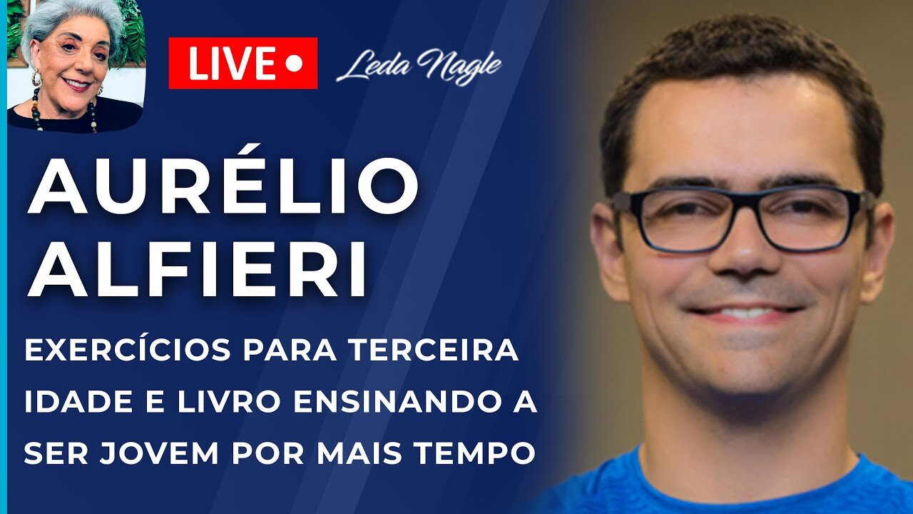 Aurélio alfieri: exercícios para terceira idade e livro ensinando a ser jovem por mais tempo