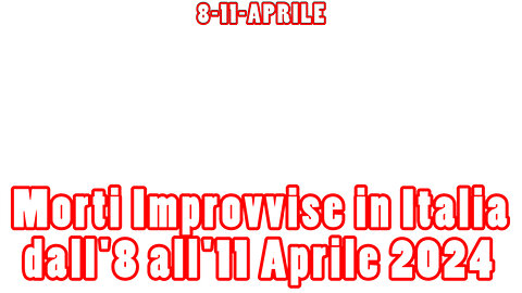 VIDEO N°193 - DAL 8 AL 11 APRILE 2024.