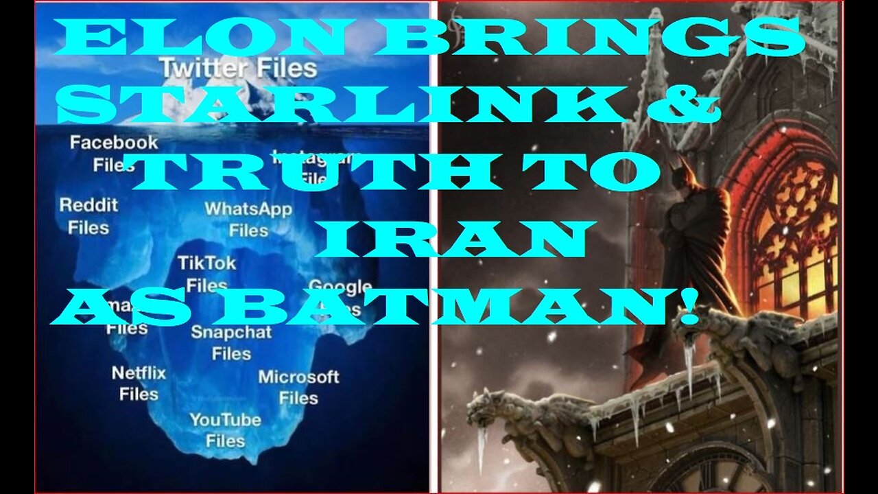 Besides Twitter files TRUTH Elon Musk brings Starlink free speech to Iran