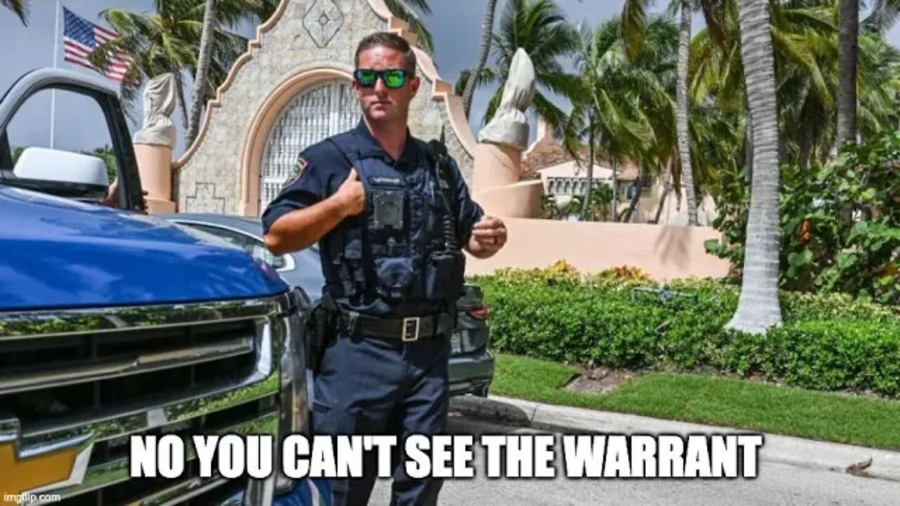 Trump And Lawyers Not Allowed To See Warrant From FBI