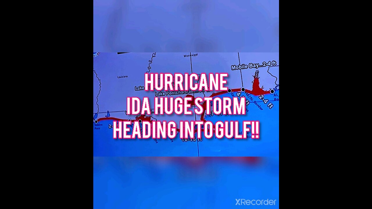 HUGE STORM HEADED INTO GULF