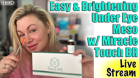 Live Easy & Brightening Under Eye Meso with Miracle Touch BR! AceCosm.com and code Jessica10 saves