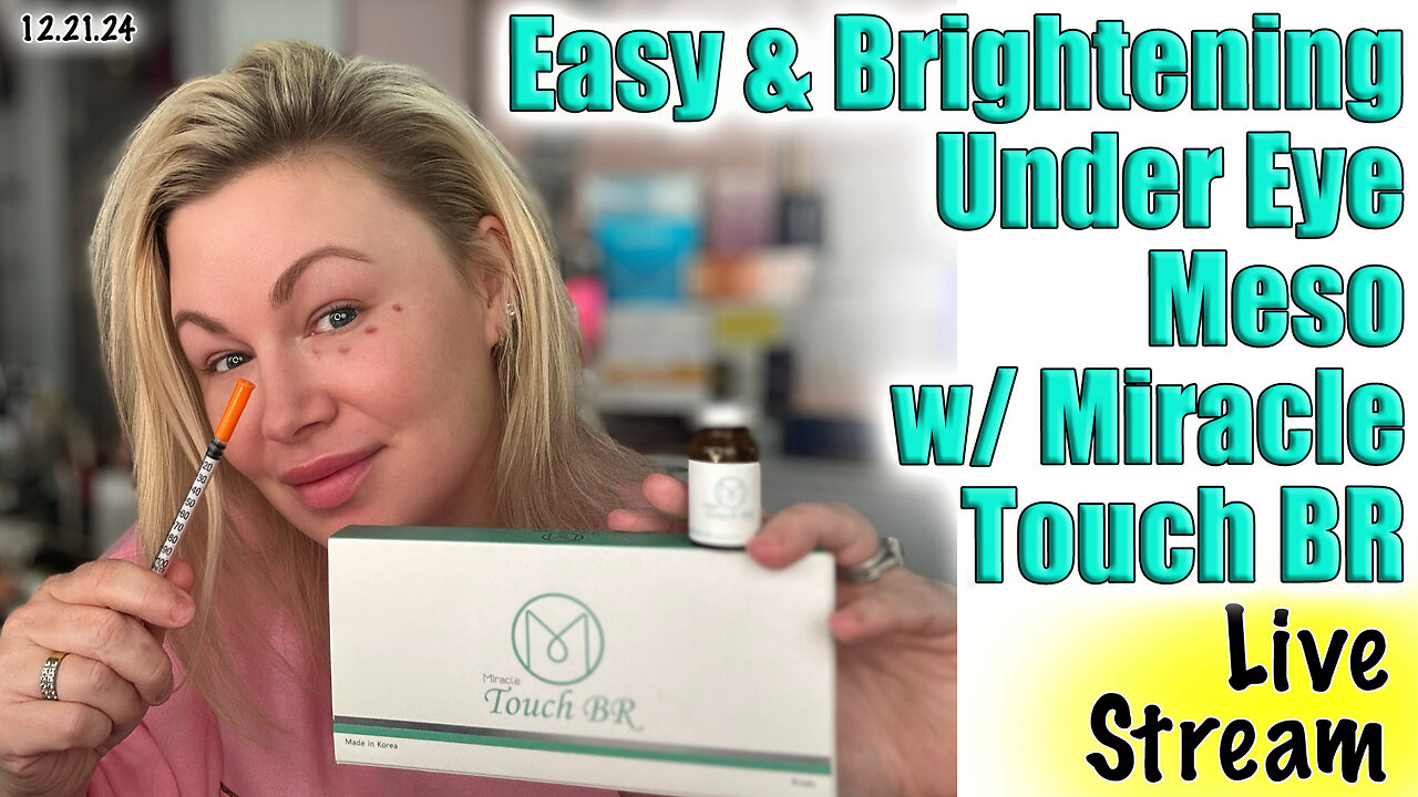 Live Easy & Brightening Under Eye Meso with Miracle Touch BR! AceCosm.com and code Jessica10 saves