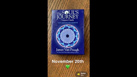 November 20th oracle card: service