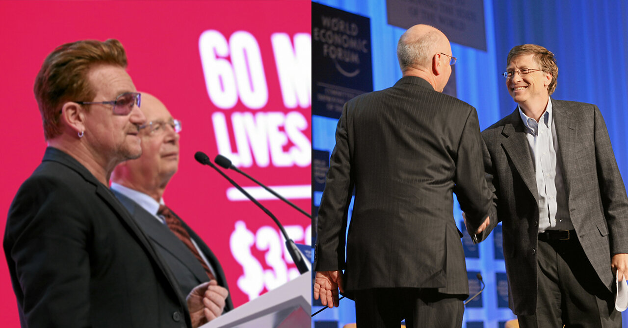 Klaus Schwab | Bono & Bill Gates Worked with Klaus Schwab to Advance the Great Reset Agenda