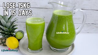 STRONGEST BELLY FAT BURNER DRINK LOSE 15KG | 30LBS IN 2 WEEKS