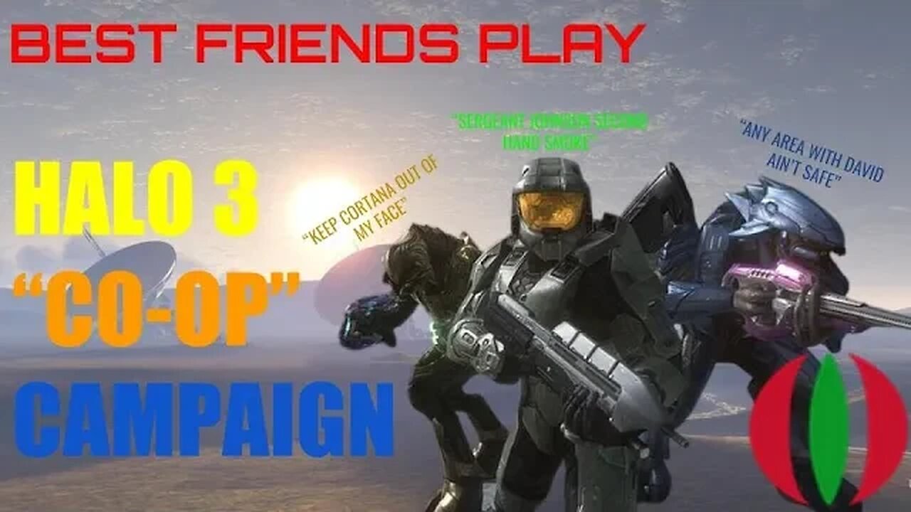 Best Friends Play Halo 3 Co op Campaign Part 1 #halo3 #mcc