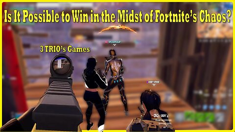 Victory Amidst Chaos: The Rollercoaster of Fortnite Trios! 🏆 #fortnite