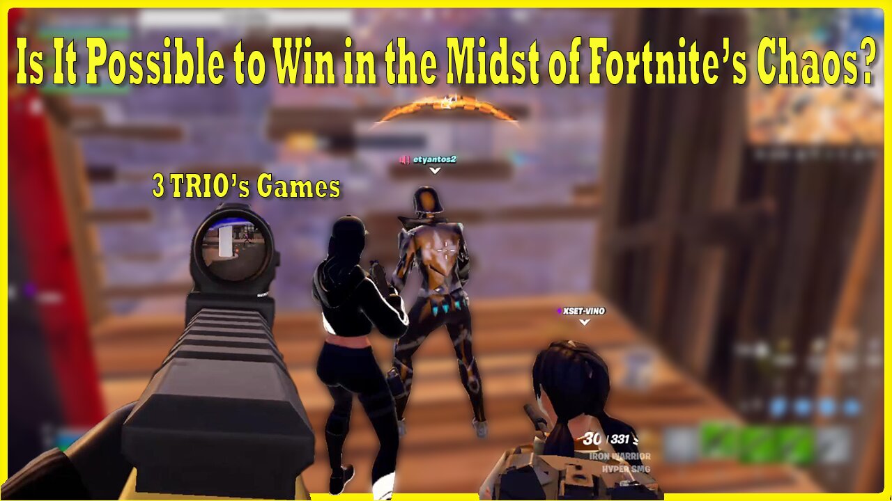 Victory Amidst Chaos: The Rollercoaster of Fortnite Trios! 🏆 #fortnite