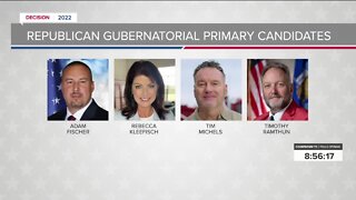 Republican governor candidates make final campaign stops ahead of Aug. 9 primary