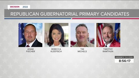 Republican governor candidates make final campaign stops ahead of Aug. 9 primary