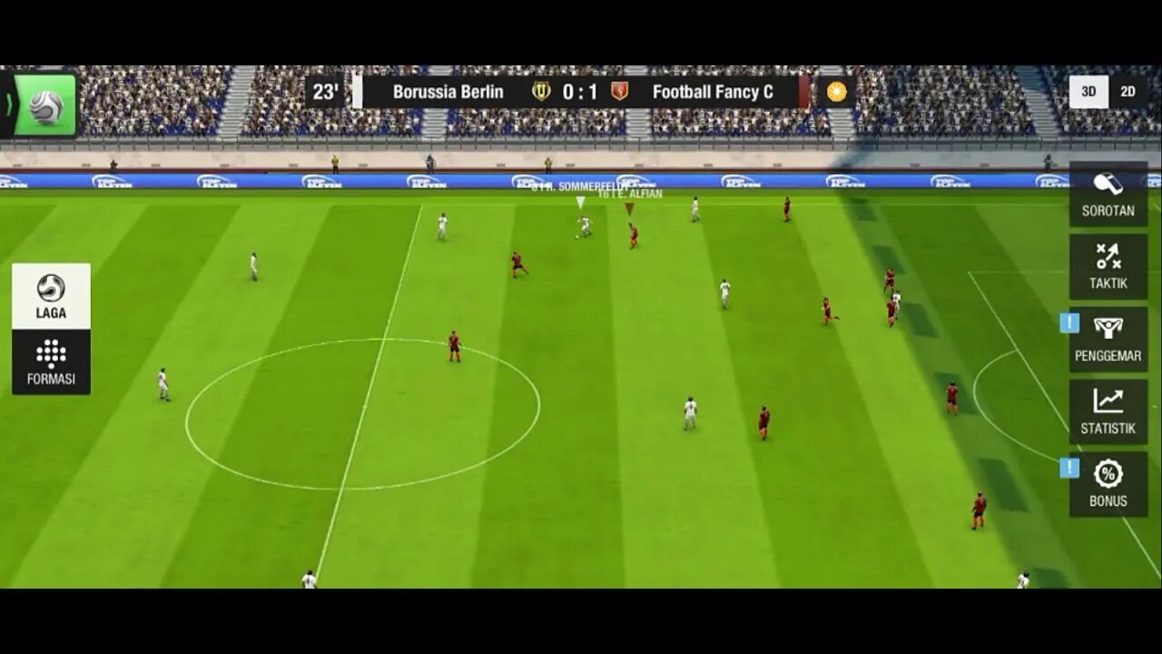 Top Eleven manager Sepakbola | Football Fancy Club vs Borussia Berlin