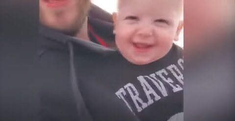 When funny babies are laughing!