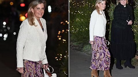 Sophie Supports Kate at Christmas Carol Service
