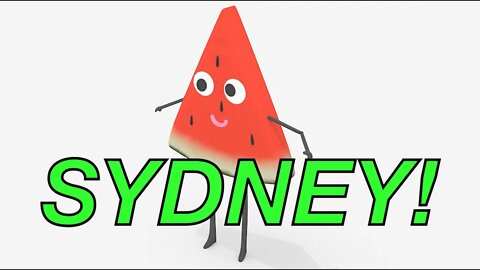 Happy Birthday SYDNEY! - WATERMELON Birthday Song