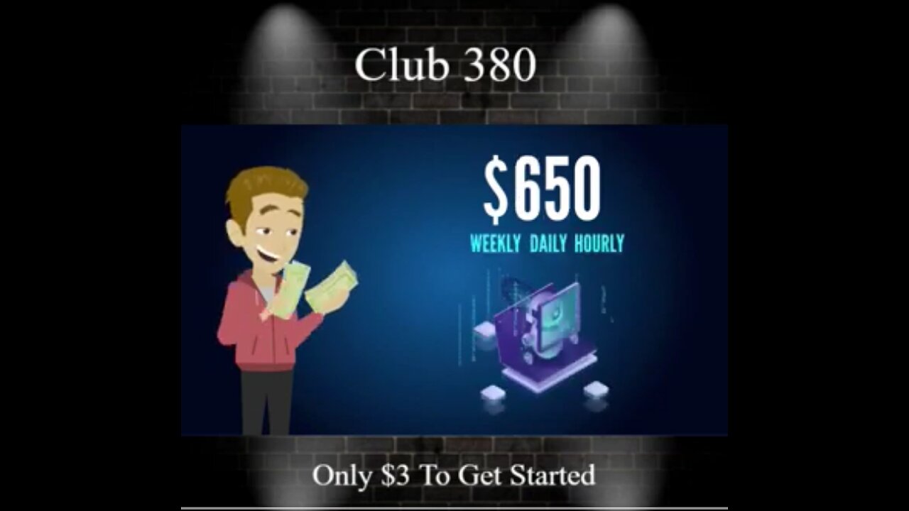 Club380 Quick Overview Video! Scam? Compensation Plan 2X3 Matrix.