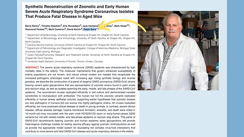 Conflict of Interest? Ralph Baric & UNC Create Remdesivir While Reverse Engineering SARS with Wuhan