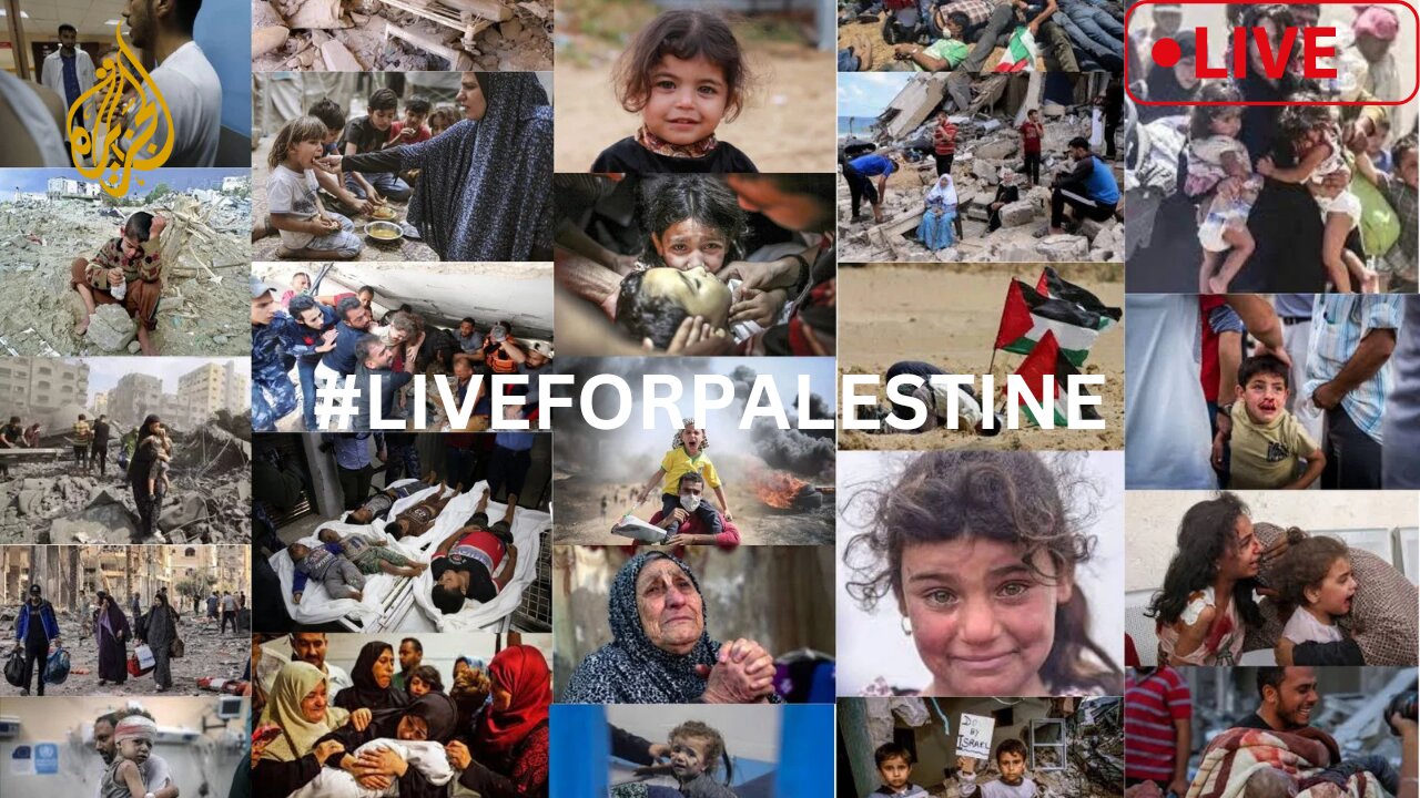 AL JAZEERA ENGLISH Live For Palistine #LiveForPalistine #Donation
