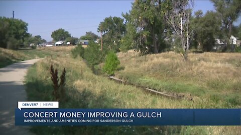 Concert money improving Sanderson Gulch