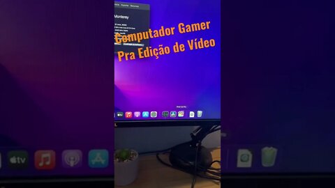 Computador Gamer Pra Edição de Vídeo - Hackintosh - i9 10900es + B460M + RX 6600XT + MacOS Monterey