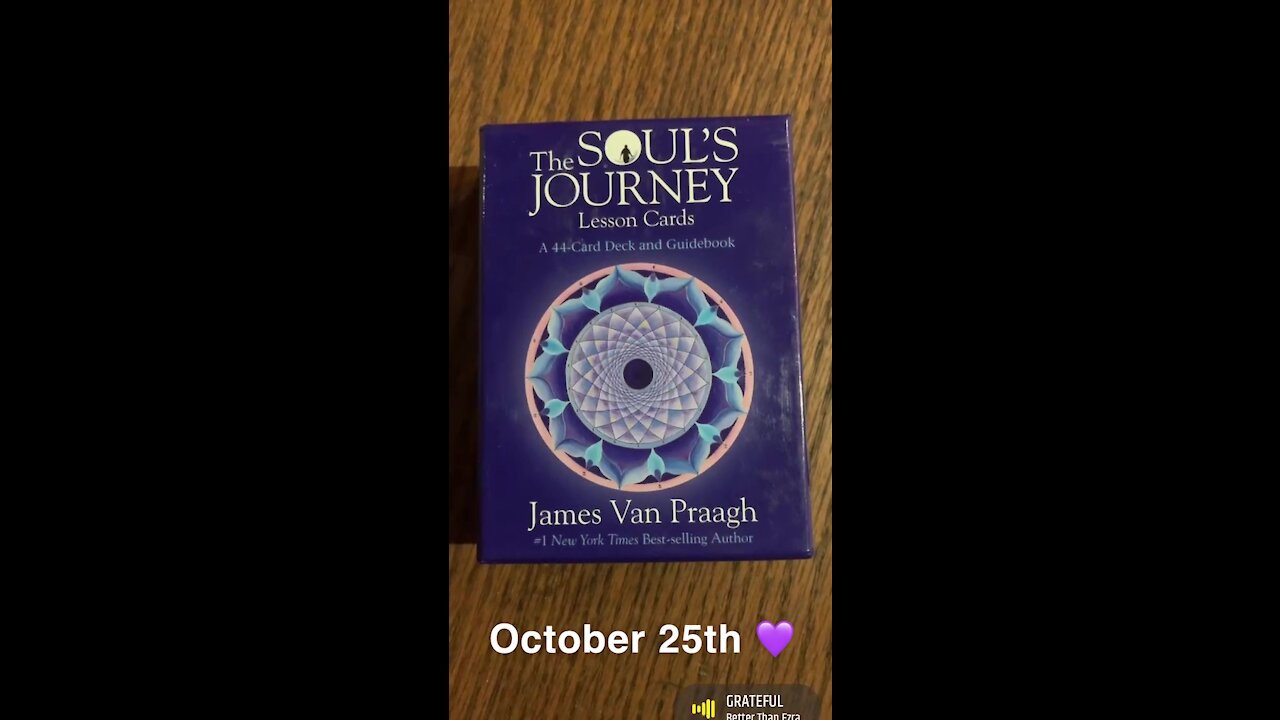 October 25th oracle card - grateful