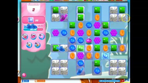 Candy Crushh Level 2476 Talkthrough, 15 Moves 0 Boosters