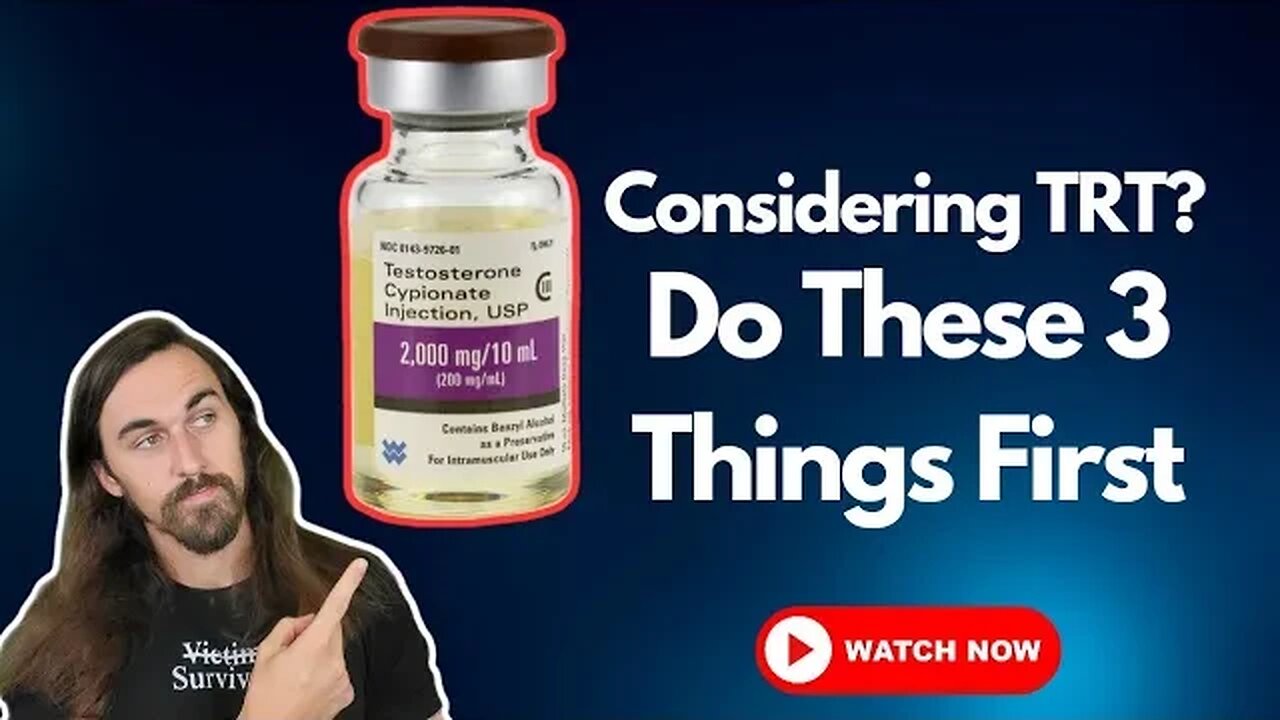 Fix These 3 Things Before Taking Testosterone | How To Improve Test Levels Without TRT