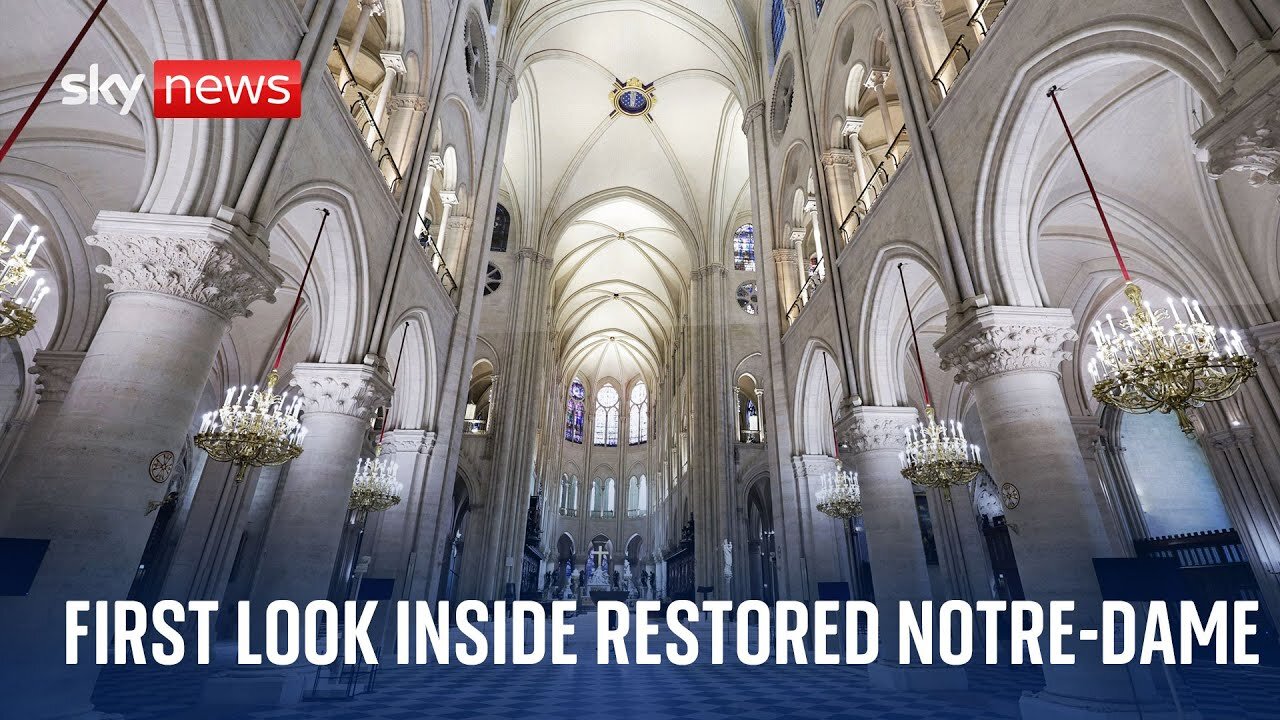 Inside restored Notre-Dame Cathedral 5 yrs after devastating fire