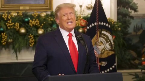 President Trump New Year's Eve speech