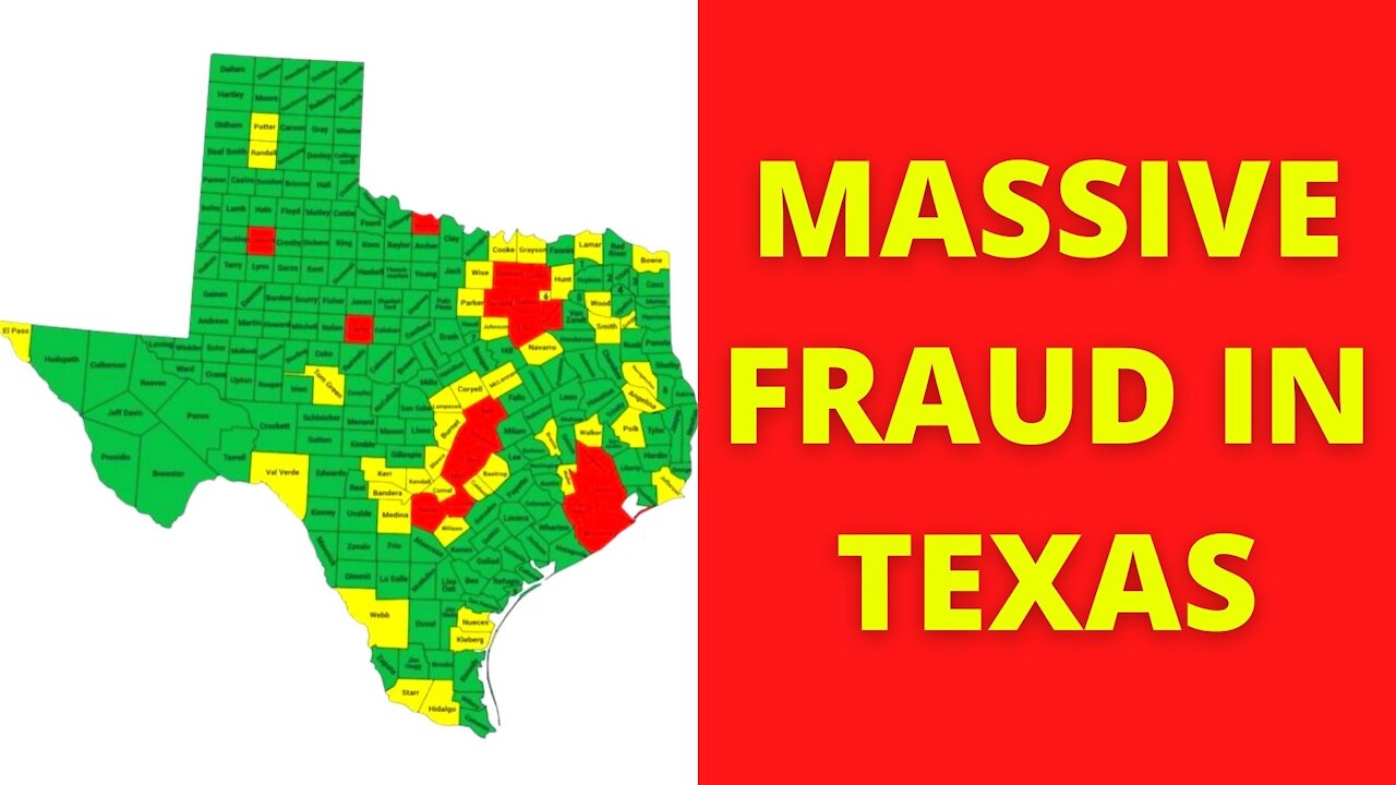 MASSIVE FRAUD! Trump Won Texas In A LANDSLIDE!