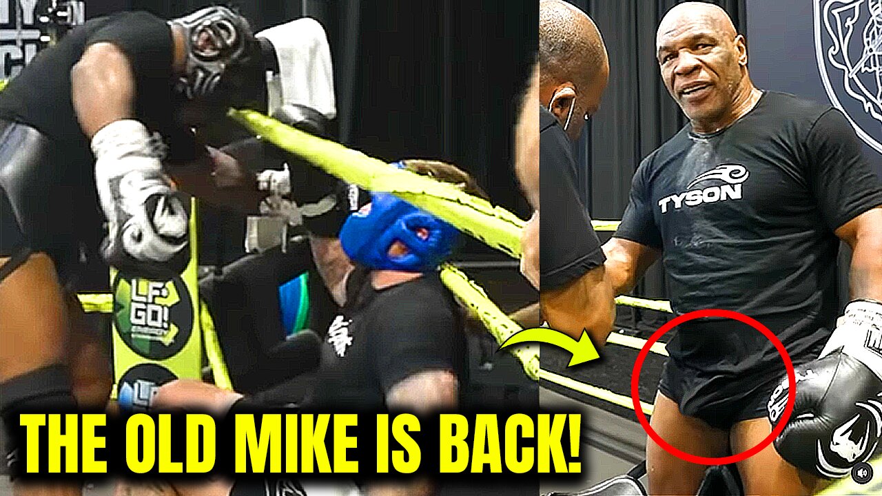 Mike Tyson Getting HARD From KO'ing Sparring Partner. Jake Paul in Trouble!