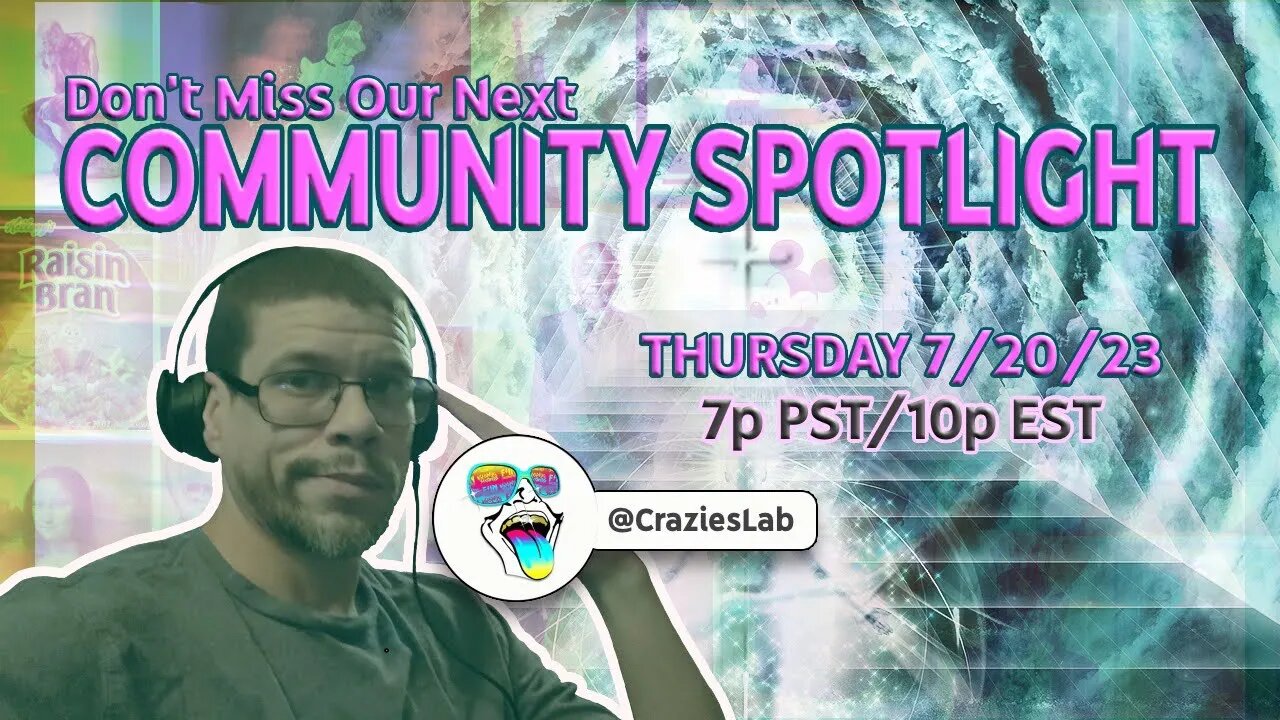 Don’t Miss our next Mandela Effect Community Spotlight featuring Lee aka @crazieslab!