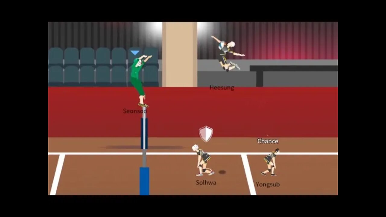 The Spike Volleyball - C-Tier Team vs Stage 19 All Star & Insane Yongsub