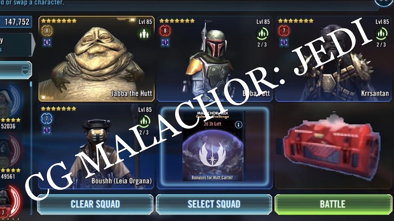 Galactic Challenge Malachor: Jedi | Hutt Cartel WITHOUT JABBA Destroy This Event! | Nice & Easy!