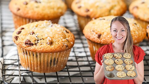 Sourdough Chocolate Chip Muffins